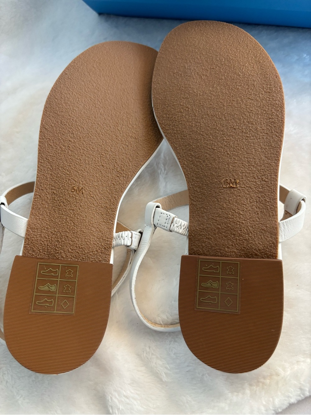 Jack Rogers Women’s Worth Flat Sandal Vanchetta White Size 6M - Picture 8 of 11